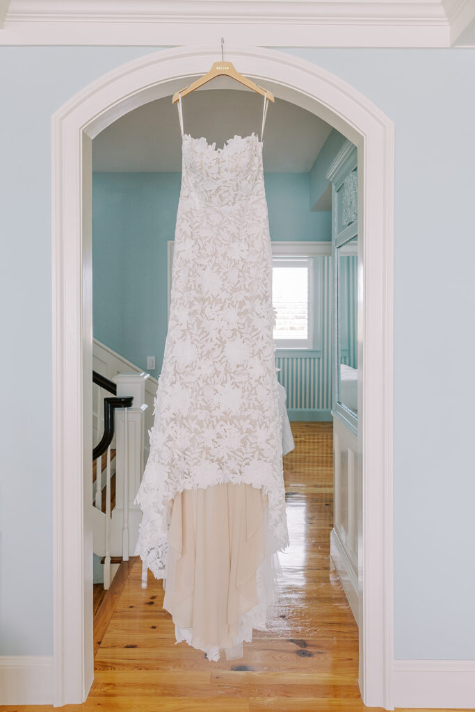 Wedding dress in Boca Grande